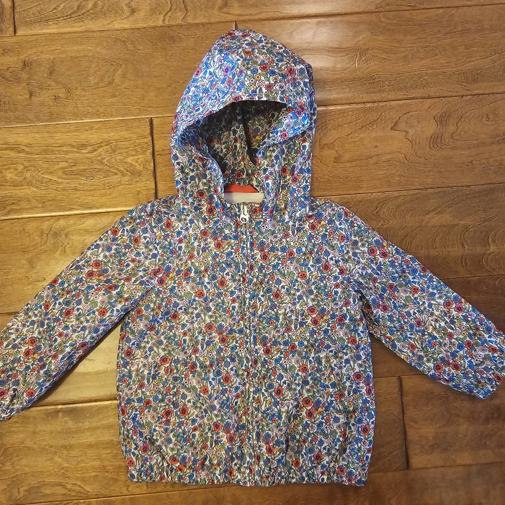 Floral Kids Jacket with Hood